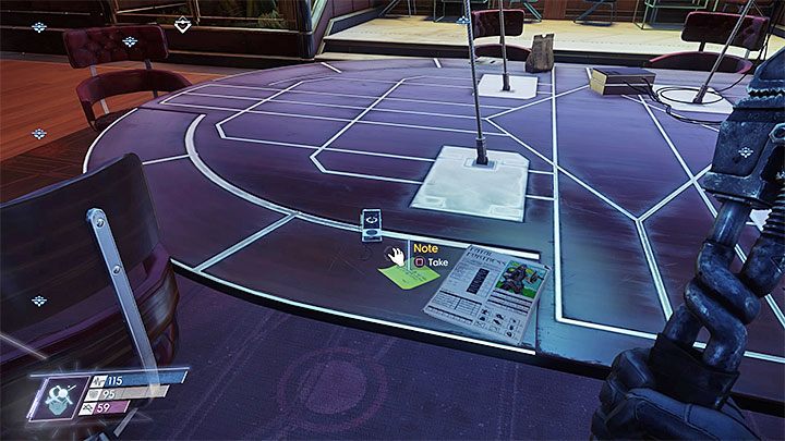 Mapa Eliasa Blacka (Miażdżygiełly - Stabfellow) znajduje się na piętrze (poziom 2) centrum rekreacyjnego w Kwaterach załogi - Poszukiwanie skarbów | Dodatkowe zadania Prey - Prey - poradnik do gry