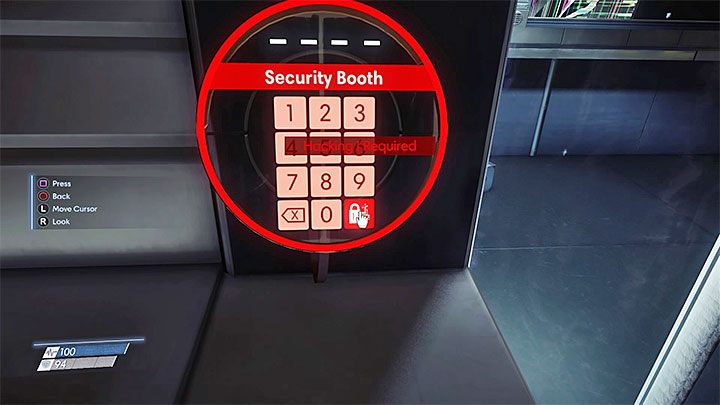 Gra informuje jaki poziom zdolności Hakowanie jest wymagany do przystąpienia do włamywania się - Eksploracja w Prey | Podstawy rozgrywki - Prey - poradnik do gry