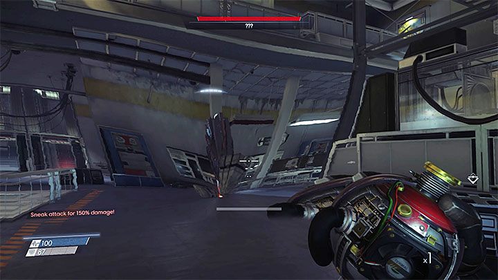 Umiejętnie podrzucone ładunki zniszczą wieżyczki Tyfona - Jak pokonać Tyfona Technopatę w Dziale neuromodów? | Prey - Prey - poradnik do gry