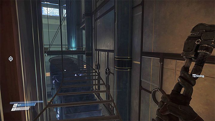 Druga metoda zakłada wykorzystanie obiektów rozwieszonych nad holem - Po drugiej stronie zwierciadła | Opis przejścia Prey - Prey - poradnik do gry