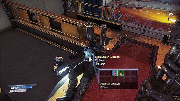 Karta dostępu jest przy zwłokach Seana Larsena - Po drugiej stronie zwierciadła | Opis przejścia Prey - Prey - poradnik do gry