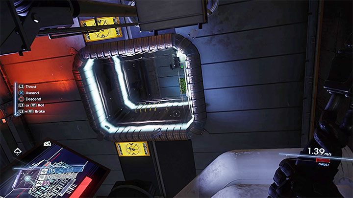 Otwór prowadzący do sterowni magnetosfery - Droga naokoło | Opis przejścia Prey - Prey - poradnik do gry