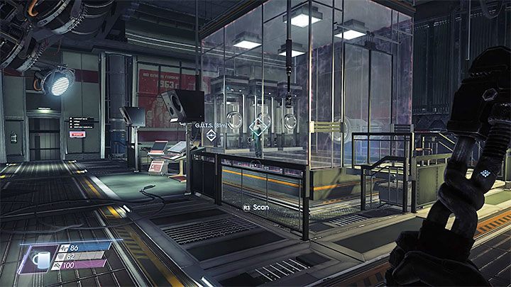 Okazja do rozegrania tego zadania pojawia się po dotarciu do pokazanego na powyższym obrazku laboratorium ekstrakcyjnego, które znajduje się na poziomie 2 Działu psychotronicznego w jego wschodniej części - Dział psychotroniczny | Dodatkowe zadania Prey - Prey - poradnik do gry