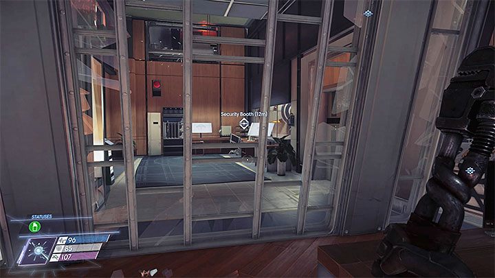 W celu odblokowania dużych drzwi musisz skierować się do małego pomieszczenia ochrony zlokalizowanego po lewej stronie - Przywróć z kopii zapasowej | Opis przejścia Prey - Prey - poradnik do gry