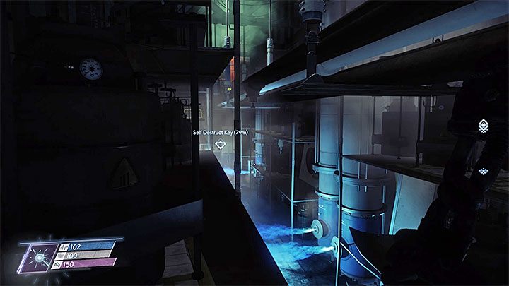 Przejdź po półkach nad błękitnymi płomieniami - Wysyłka i odbiór | Opis przejścia Prey - Prey - poradnik do gry