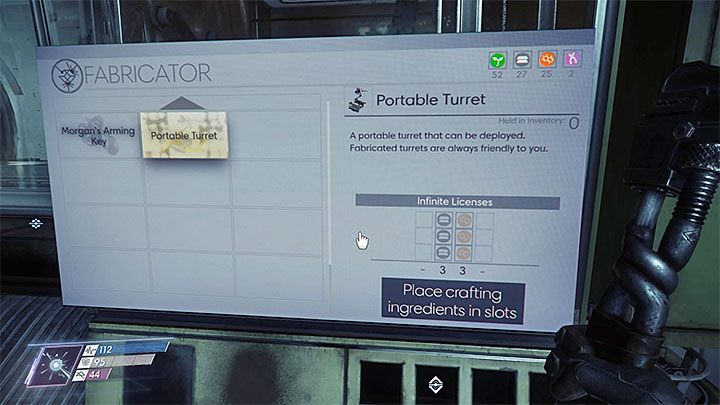 Druga metoda zakłada wyprodukowanie wieżyczek i wybór jej jest wskazany tylko jeśli nie chcesz tracić czasu na poszukiwania tych obiektów - Wysyłka i odbiór | Opis przejścia Prey - Prey - poradnik do gry