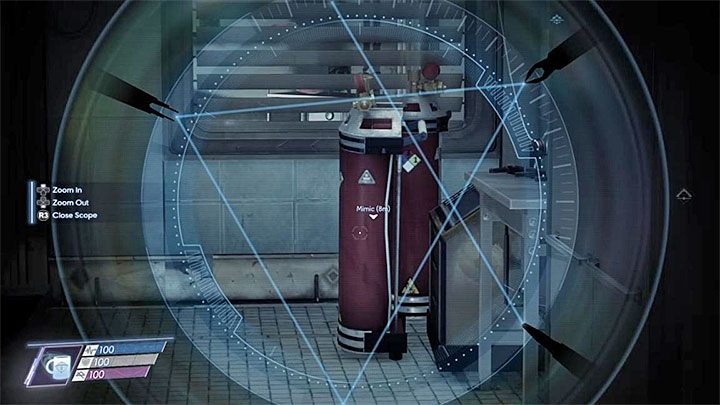 Po wejściu w posiadaniu wspomnianej mocy (może to być jej najniższy poziom) musisz zlokalizować ukrywającego się Mima - Mimikra / Mimesis | Osiągnięcia Prey - Prey - poradnik do gry