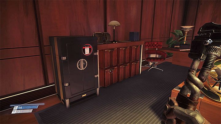 Do pomieszczenia ochrony możesz wkroczyć dzięki przejściu po żółtej rurze i skorzystaniu z małego szybu lub użyciu karty dostępu na czytniku przy drzwiach wejściowych - Jak otworzyć sejf w stacji ochrony w holu Talosa I? | Prey - Prey - poradnik do gry