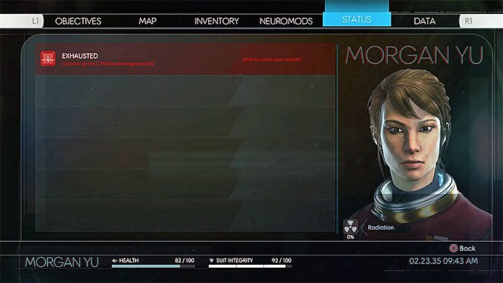 Sterowana przez Ciebie postać może w trakcie gry otrzymać tymczasowe statusy, które wpływają na jej wybrane parametry - Statusy w Prey | Walka - Prey - poradnik do gry