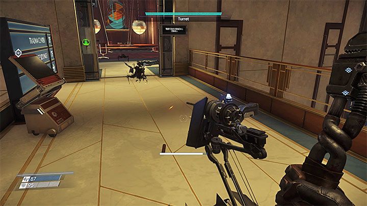 Działka możesz przenosić i umieszczać w miejscach gdzie lepiej się sprawdzą - Korzystanie z wieżyczek w Prey | Walka - Prey - poradnik do gry