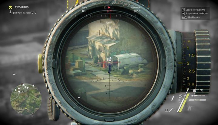 Jak tylko wyeliminujesz snajpera, będziesz mógł w spokoju zająć się twoimi celami - Two Birds | Akt 1 | Opis przejścia Sniper Ghost Warrior 3 - Sniper: Ghost Warrior 3 - poradnik do gry