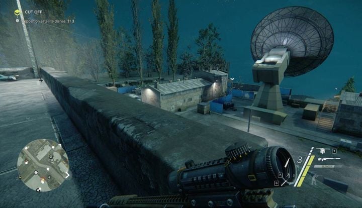 Żeby dostać się do kolejnego talerza, możesz skorzystać z drogi przedstawionej poniżej - Cut Off | Akt 1 | Opis przejścia Sniper Ghost Warrior 3 - Sniper: Ghost Warrior 3 - poradnik do gry