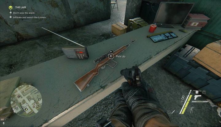 Podczas infiltracji bazy będziesz mógł zebrać swoją pierwszą broń kolekcjonerską - M21 SWS - The Lair i Clear Out | Akt 2 | Opis przejścia Sniper Ghost Warrior 3 - Sniper: Ghost Warrior 3 - poradnik do gry