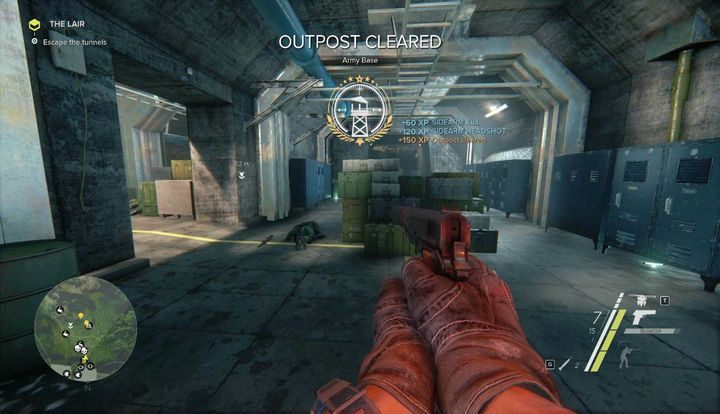 Po wszczęciu alarmu będziesz musiał uciec przez szyb wentylacyjny, który znajduje się w sąsiednim pomieszczeniu - The Lair i Clear Out | Akt 2 | Opis przejścia Sniper Ghost Warrior 3 - Sniper: Ghost Warrior 3 - poradnik do gry