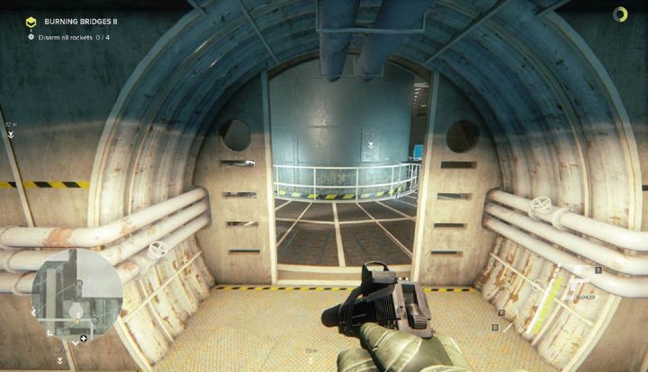Silosów jest cztery i do każdego z nich będziesz mógł dostać się za pomocą korytarza pod ziemią - Burning Bridges I i II - zadania Side-Ops | Akt 2 | Opis przejścia - Sniper: Ghost Warrior 3 - poradnik do gry