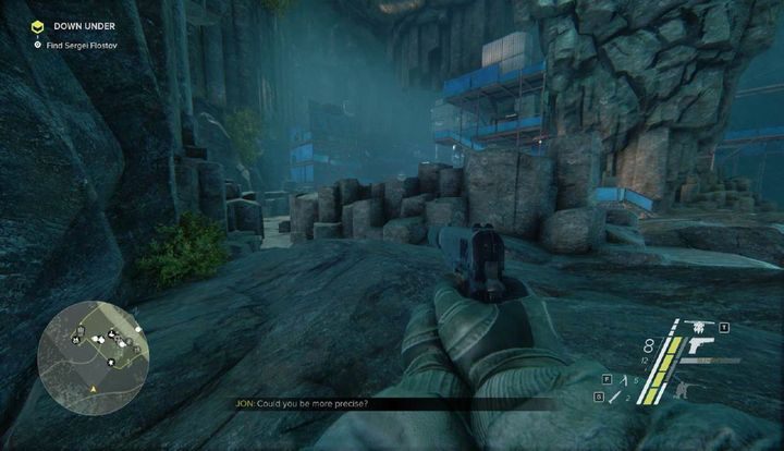 Twoim zadaniem, zaraz po wejściu do jaskini jest odnalezienie Sergeia Flostova - Down Under | Akt 3 | Opis przejścia Sniper Ghost Warrior 3 - Sniper: Ghost Warrior 3 - poradnik do gry