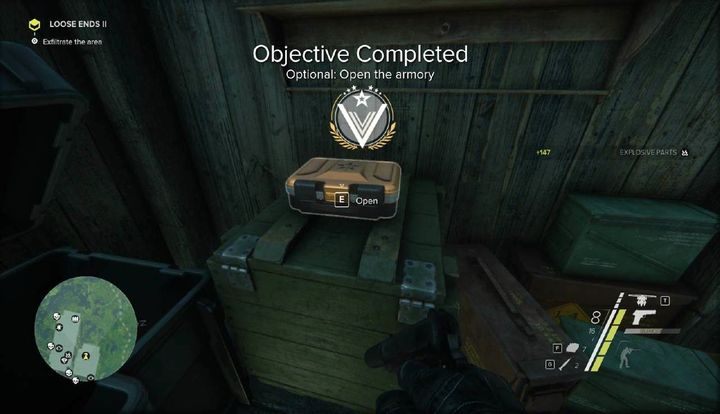 Niezależnie od tego w jaki sposób poradziłeś sobie z wrogami, skieruj się ostatecznie do magazynu w głównym pomieszczeniu tartaku, a po jego opróżnieniu opuść teren misji, by zakończyła się ona powodzeniem - Loose Ends I, II, III - zadania Side-Ops | Akt 3 | Opis przejścia - Sniper: Ghost Warrior 3 - poradnik do gry
