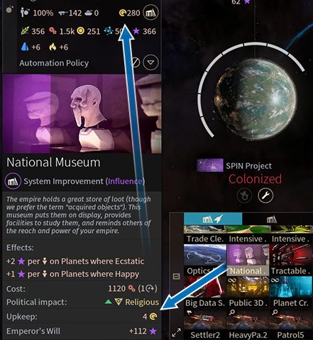 1 - Usprawnienia, rozbudowa i zasięg wpływów systemów w Endless Space 2 - Endless Space 2 - poradnik do gry