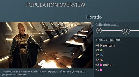 Horacjusze po zdobyciu genów nawet z kilku ras, stają się bardzo produktywną rasą. - Horacjusze (Horatio) - Endless Space 2 - poradnik do gry
