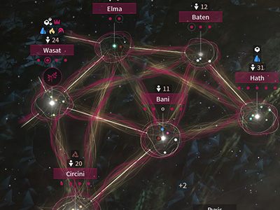 Strefa wpływów rasy Niepoległych, może roztaczać się tylko na sąsiednie systemy. - Którą rasę wybrać w Endless Space 2? - Endless Space 2 - poradnik do gry