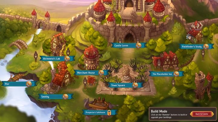 Niektóre budynki mają kłódkę, co symbolizuje, że w danym momencie rozgrywki budowa jest niedostępna. - Opis miasta i mechanizmu budowania | Zarządzanie miastem | Regalia - Regalia: Of Men And Monarchs - poradnik do gry