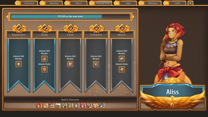 Spędzając dni z innymi, budujesz lepsze relacje i zyskujesz dostęp do nowych umiejętności - Porady ogólne | Podstawy rozgrywki | Regalia Of Man And Monarchs - Regalia: Of Men And Monarchs - poradnik do gry