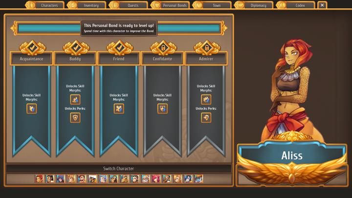 Aliss można zaliczyć do czołówki najlepszych postaci do walki - Z jakimi mieszkańcami budować relacje | Mieszkańcy miasta | Regalia - Regalia: Of Men And Monarchs - poradnik do gry