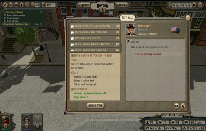 Zlecenia z ratusza - Porównanie sposobów zarabiania | Transport Bounty Train - Bounty Train - poradnik do gry