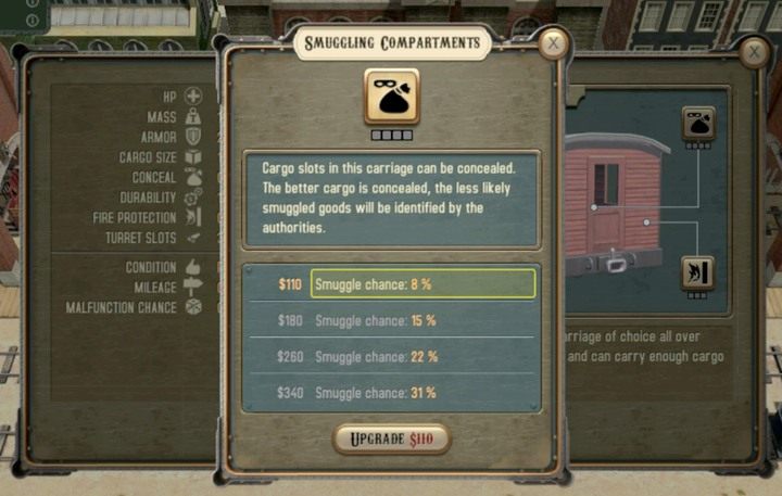 Ulepszenie wagonu o skrytki przemytnicze - Kontrabanda | Transport Bounty Train - Bounty Train - poradnik do gry