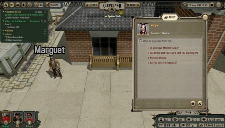 Marguet w Cleveland - Pearl Reed | Opis przejścia Bounty Train - Bounty Train - poradnik do gry