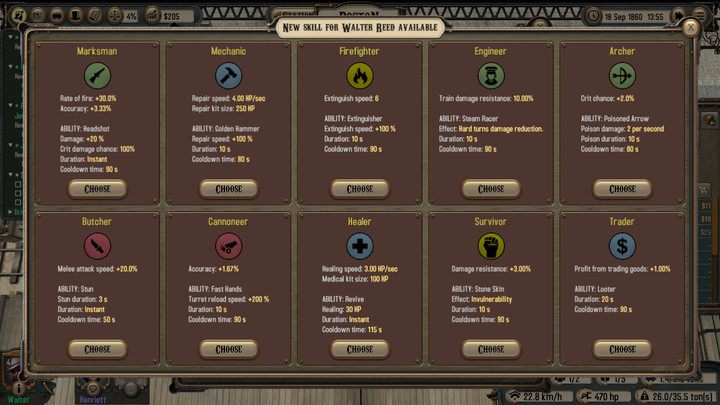 Umiejętności - Drużyna i rozwój postaci | Porady Bounty Train - Bounty Train - poradnik do gry