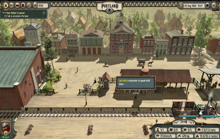 Kliknij na postać, by z nią porozmawiać - Pierwsze kroki - zlecenia dla Jeremiaha | Opis przejścia Bounty Train - Bounty Train - poradnik do gry