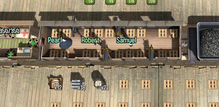 Do wagonów możesz montować także działa stacjonarne, by lepiej chronić się przed bandytami - Pojazdy, ulepszanie i uszkodzenia | Transport Bounty Train - Bounty Train - poradnik do gry