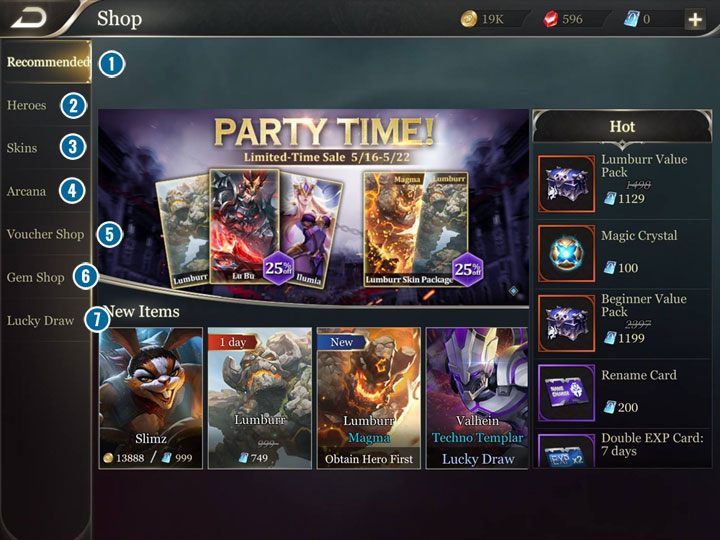 1 - Sklep i waluty | Strike of Kings - Strike of Kings - poradnik do gry