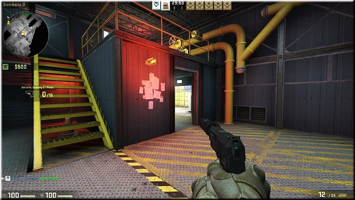 Wyjście na zewnątrz hangaru - Misja 18 - Black Gold: Małe bronie, duże problemy | CS GO - CS GO - poradnik do gry