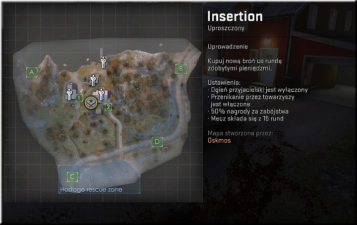 Mała mapa przystosowana do odbijania zakładników - Mapy w Operacji Hydra | CS GO - CS GO - poradnik do gry