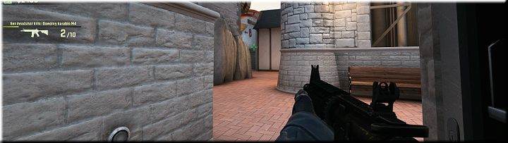 Widok z miejsca wspomnianego powyżej - Misja 4 - Thrill: Dreszczyk emocji | CS GO - CS GO - poradnik do gry