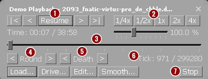 Do edycji i szukania odpowiedniego fragmentu służy wcześniej wspomniany panel (Shift+F2) na którym możesz znaleźć szereg przydatnych opcji - GOTV w CS GO - CS GO - poradnik do gry