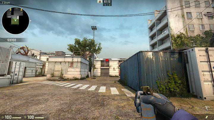 Rzut, który można wykonać z miejsca odrodzenia Terrorystów - Cache | Mapy Turniejowe | CS GO - CS GO - poradnik do gry
