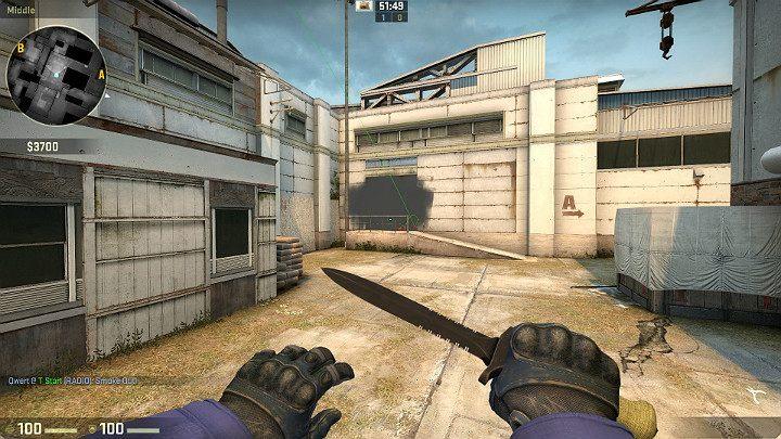 Perfekcyjnie wykonany rzut skutkuje całkowitym przysłonięciem widoczności z łącznika od strony Antyterrorystów przez co ich widoczność na środek mapy będzie bliska zeru - Cache | Mapy Turniejowe | CS GO - CS GO - poradnik do gry
