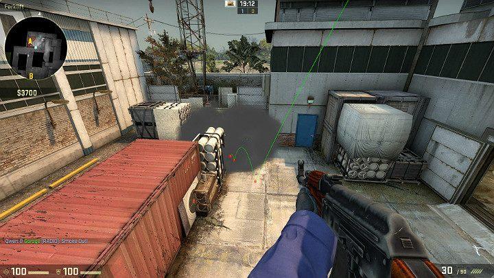 Granat spadnie na punkt A przysłaniając widoczność z prawej strony - Cache | Mapy Turniejowe | CS GO - CS GO - poradnik do gry
