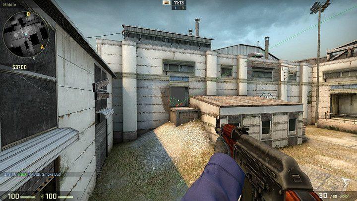 Dobrze wykonany rzut skutkuje całkowitym zadymieniem kanału wentylacyjnego - Cache | Mapy Turniejowe | CS GO - CS GO - poradnik do gry