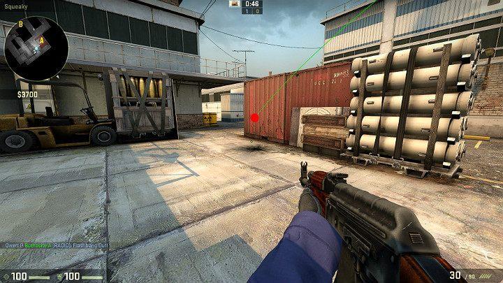 Granat wybuchnie na otwartej przestrzeni oślepiających wszystkich Graczy patrzących w tym kierunku - Cache | Mapy Turniejowe | CS GO - CS GO - poradnik do gry