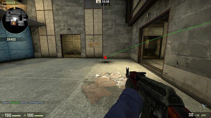 Granat wleci na punkt B oślepiając wszystkich Graczy znajdujących się w pomieszczeniu - Cache | Mapy Turniejowe | CS GO - CS GO - poradnik do gry