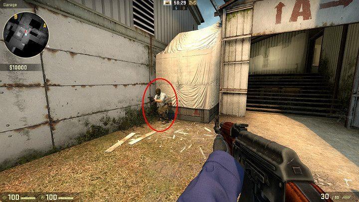 Poproś sojusznika o ukucnięcie we wskazanym miejscu po czym wskocz na jego barki - Cache | Mapy Turniejowe | CS GO - CS GO - poradnik do gry