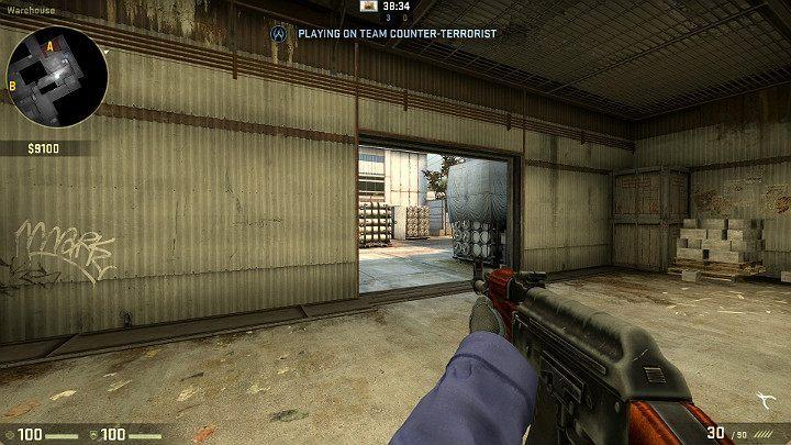 Za kontenerami znajdującymi się na środku punktu także może czaić się przeciwnik - Cache | Mapy Turniejowe | CS GO - CS GO - poradnik do gry