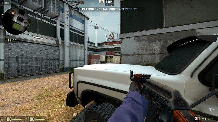 Widok na punkt A od strony ciężarówki - Cache | Mapy Turniejowe | CS GO - CS GO - poradnik do gry