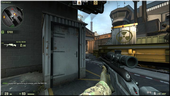 W trakcie tej misji obszar na którym gracze mogą się poruszać został bardzo ograniczony, a wejść do strefy detonacji jest naprawdę wiele, bo aż 5 - Misja 20 - Train: Misja zwiadowcza | CS GO - CS GO - poradnik do gry