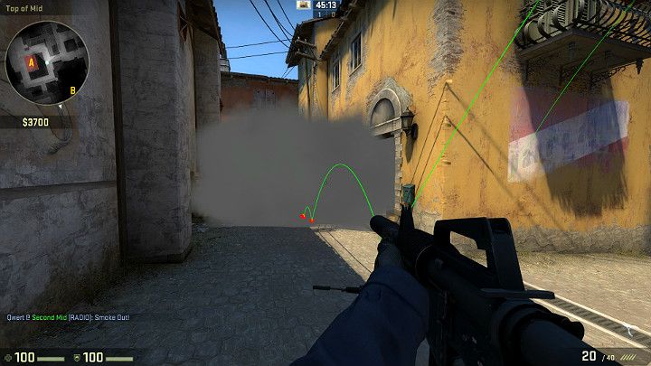 Granat wybuchnie zaraz przed drzwiami do mieszkania gdzie mogą czaić się przeciwnicy - Inferno | Mapy turniejowe | CS GO - CS GO - poradnik do gry