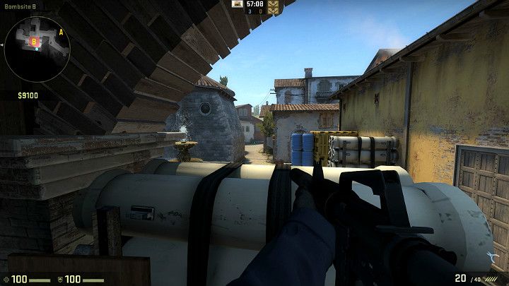 Następnie podskocz, aby umożliwić sojusznikowi wyprostowanie się - Inferno | Mapy turniejowe | CS GO - CS GO - poradnik do gry